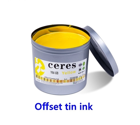 Sfalsi Tin Ink Metal Decorating Inks per 3 pezzi della latta Oven Dry