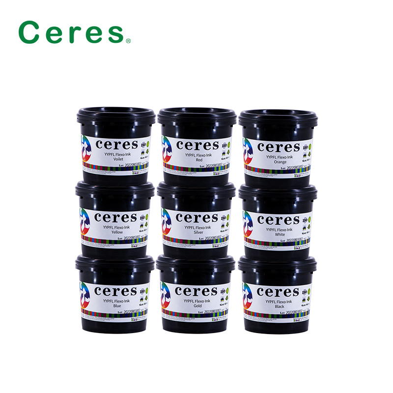 Colore CMYK YYPFL Tinta flessibile per nastri tessili