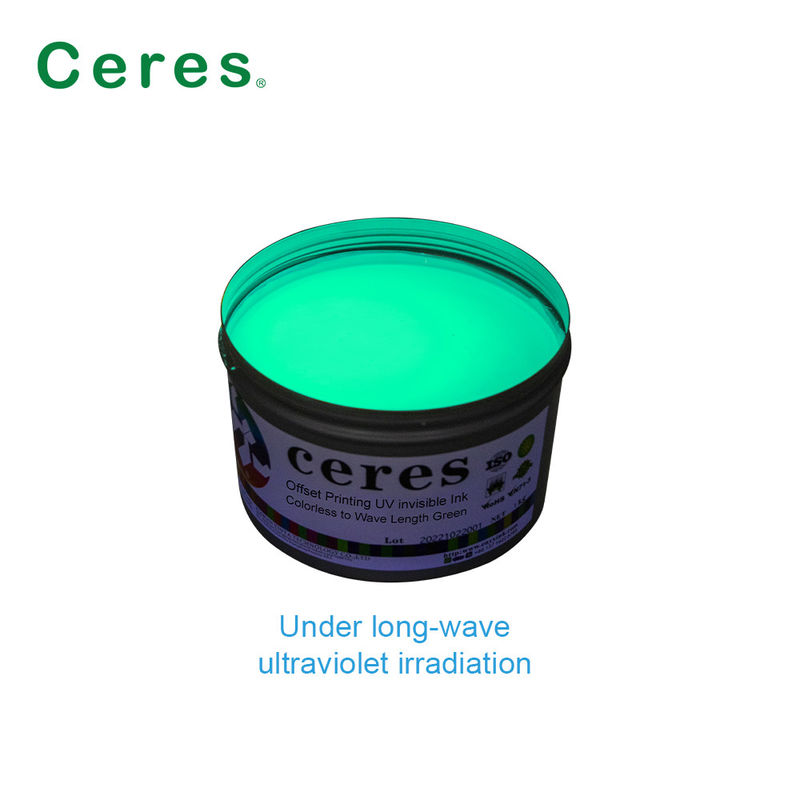 Ceres Uv Inchiostro Invisibile Incolore Diventa Verde Asciugatura Normale