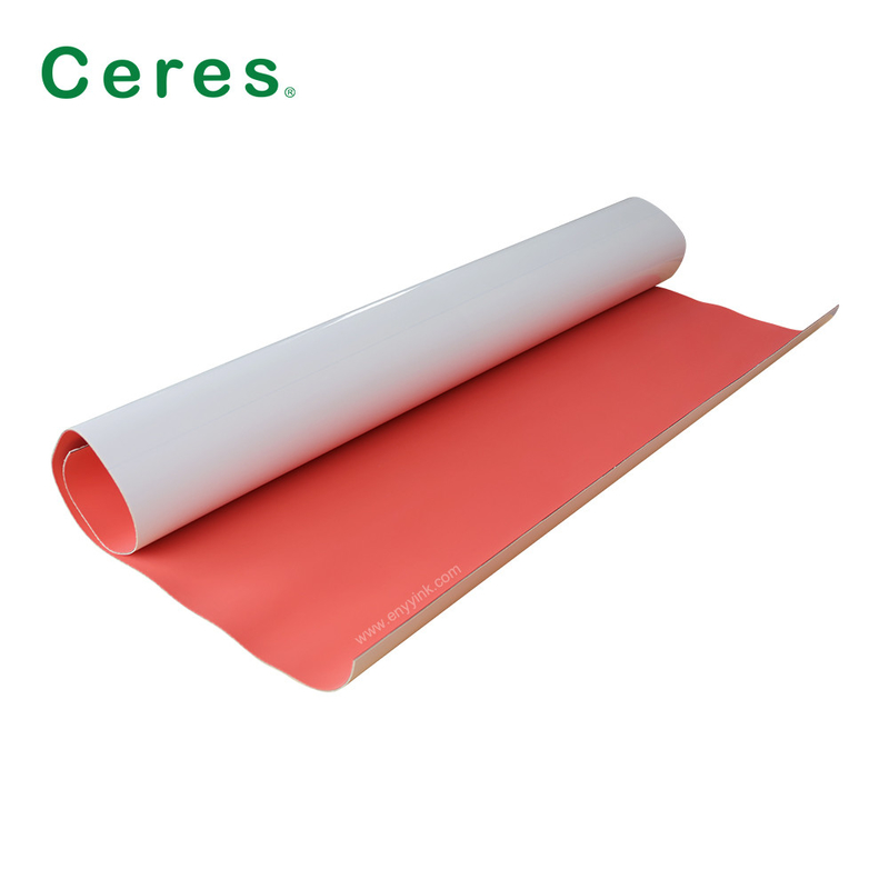 Spessore di gomma di stampa autoadesivo uv della coperta 1.95mm di colore rosso