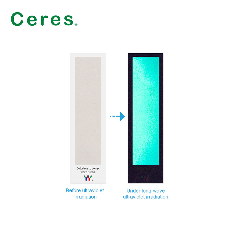 Inchiostro UV invisibile in erba incolore Inchiostro normale a base di solvente secco