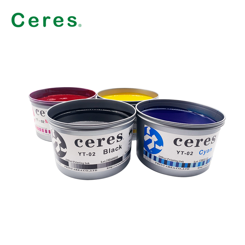 Ceres High Gloss YY02/YY03/YY09 Model Oil Base Offset Printing Ink con 2 anni di validità
