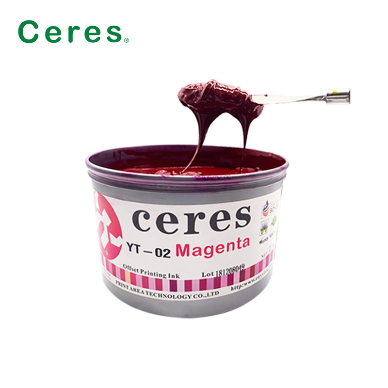 Ceres High Gloss YY02/YY03/YY09 Model Oil Base Offset Printing Ink con 2 anni di validità