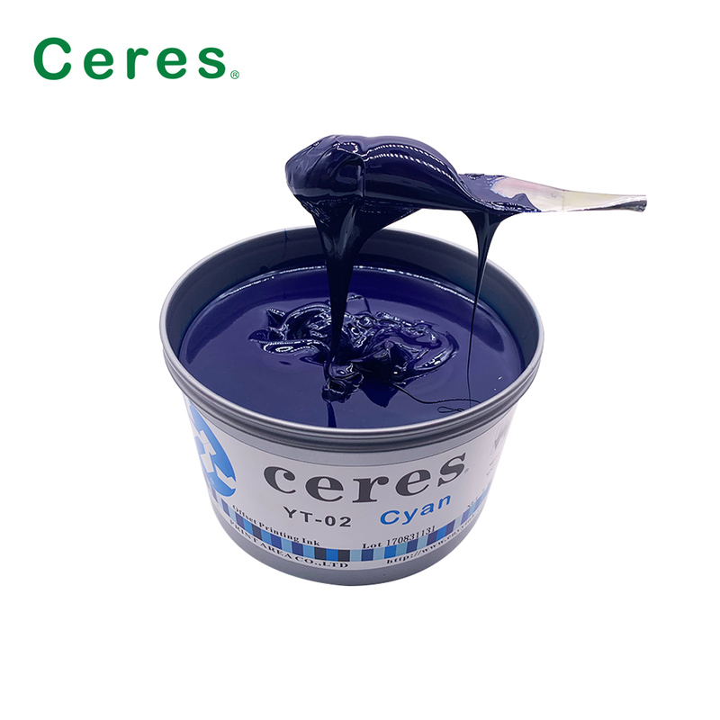 Ceres High Gloss YY02/YY03/YY09 Model Oil Base Offset Printing Ink con 2 anni di validità