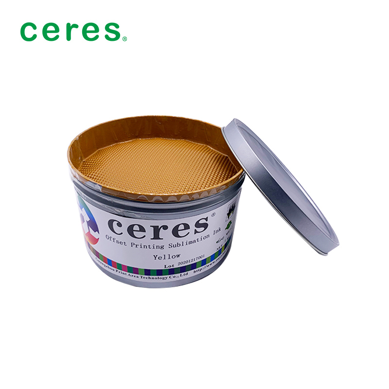 Inchiostro a sublimazione magenta per stampa offset con temperatura di trasferimento 180-220 gradi e grammatura carta 70-110 grammi per una piccola differenza di colore