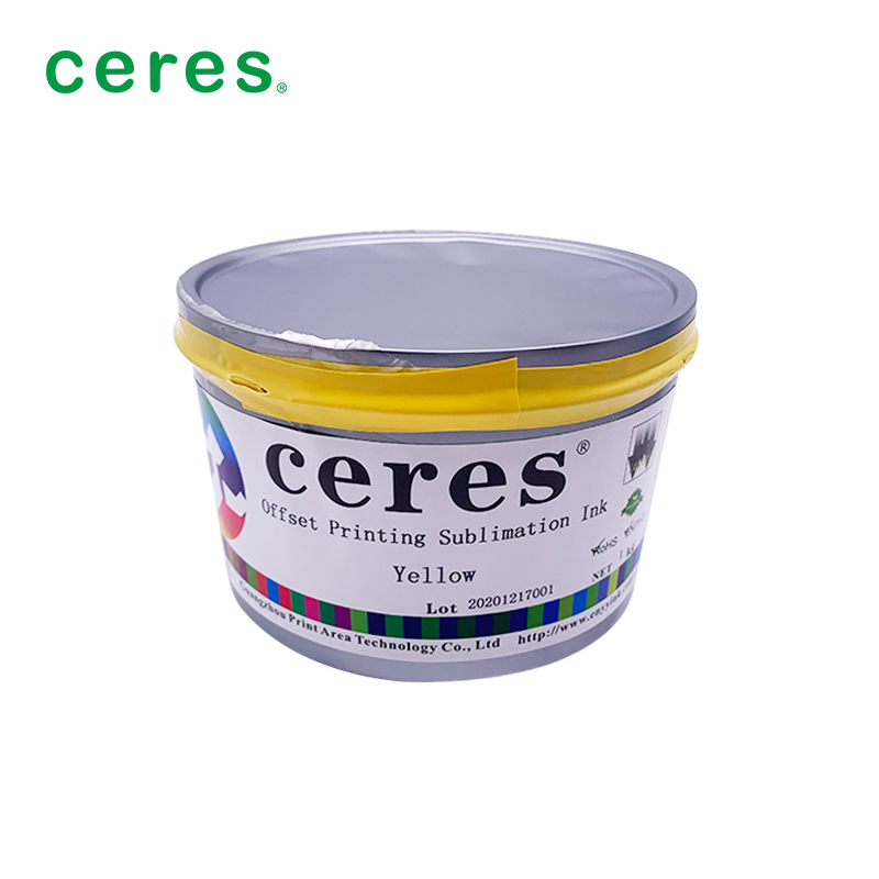 Inchiostro a sublimazione magenta per stampa offset con temperatura di trasferimento 180-220 gradi e grammatura carta 70-110 grammi per una piccola differenza di colore