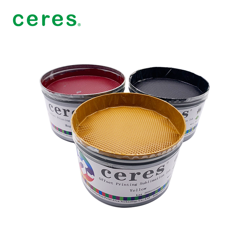 Inchiostro a sublimazione magenta per stampa offset con piccola differenza di colore, buona riproducibilità e idoneità per macchine a 4 colori