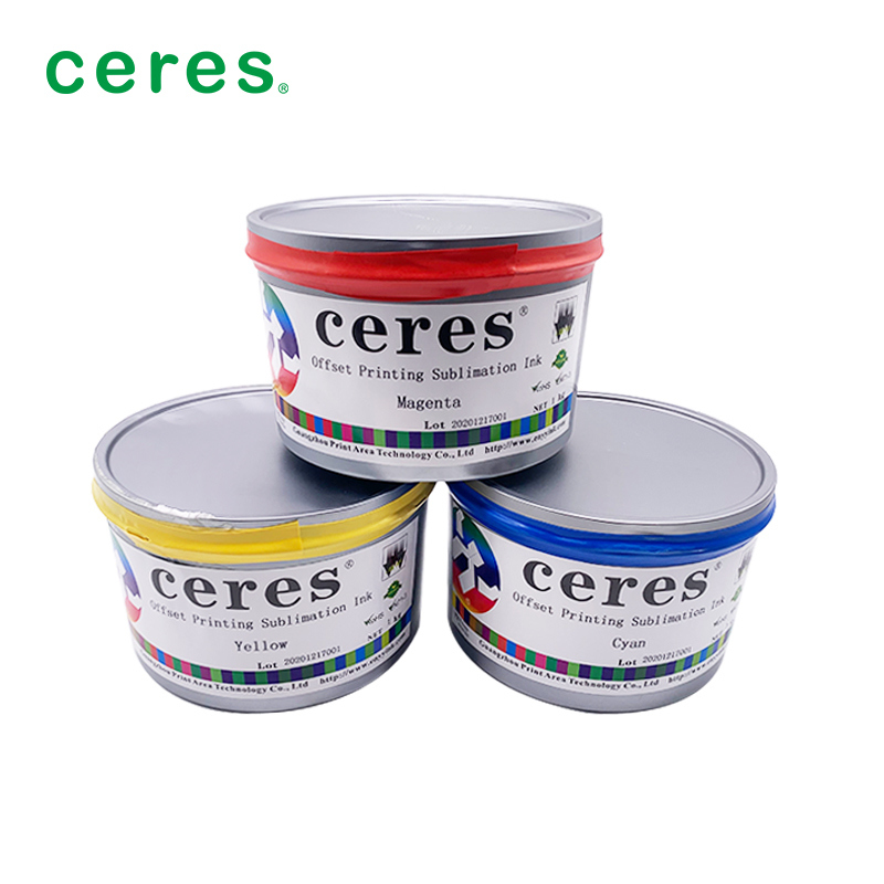 Inchiostro a sublimazione magenta per stampa offset con piccola differenza di colore, buona riproducibilità e idoneità per macchine a 4 colori