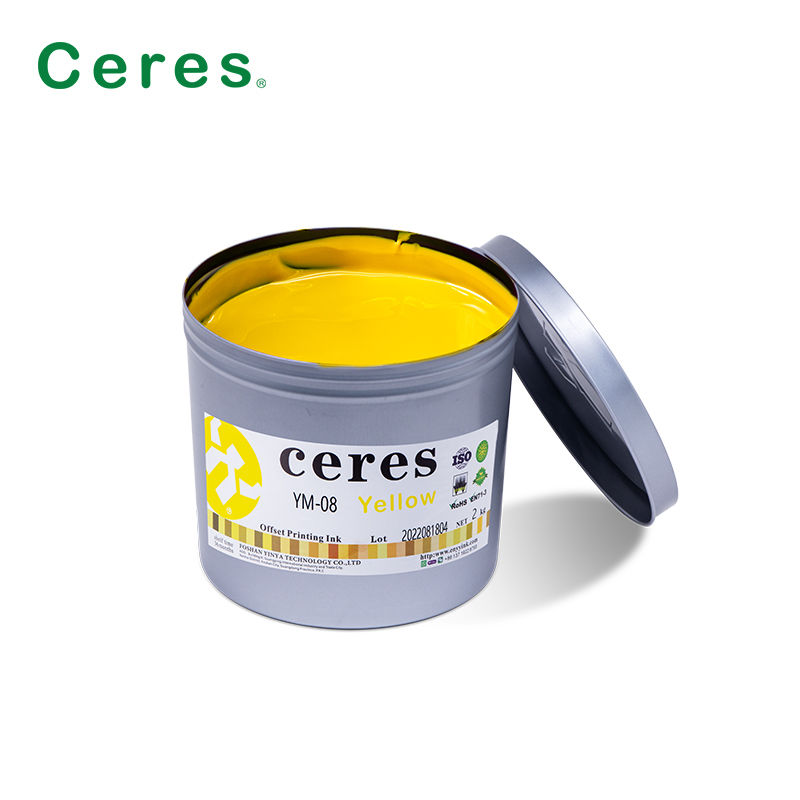 Inchiostro offset UV conforme alla norma EN71-3 ad alta adesione e resistenza al calore per la stampa in metallo