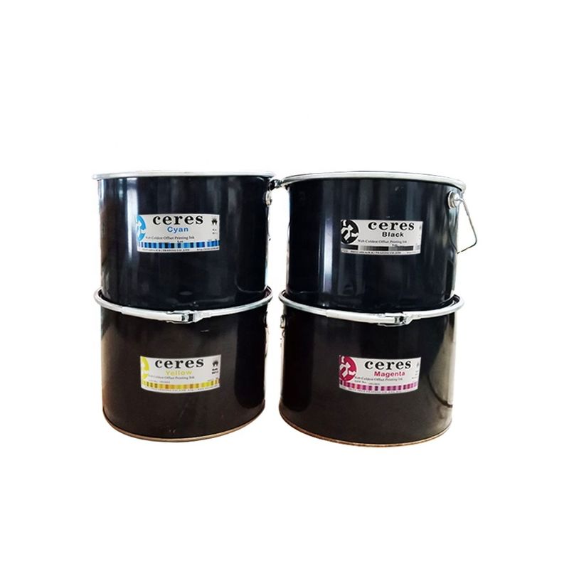 Stampa di giornali Coldset Web Offset Ink Solvente basato sulla stampa di giornali in barile di ferro da 20 kg