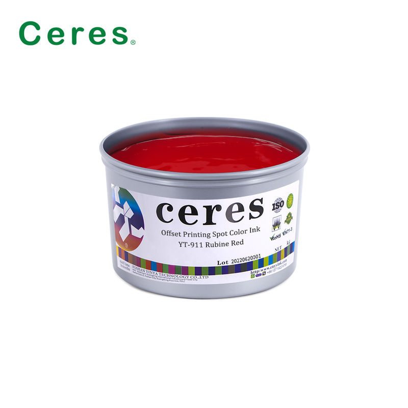 Inchiostro solvente a base di Pantone per stampa offset con alta opacità per la stampa di imballaggi