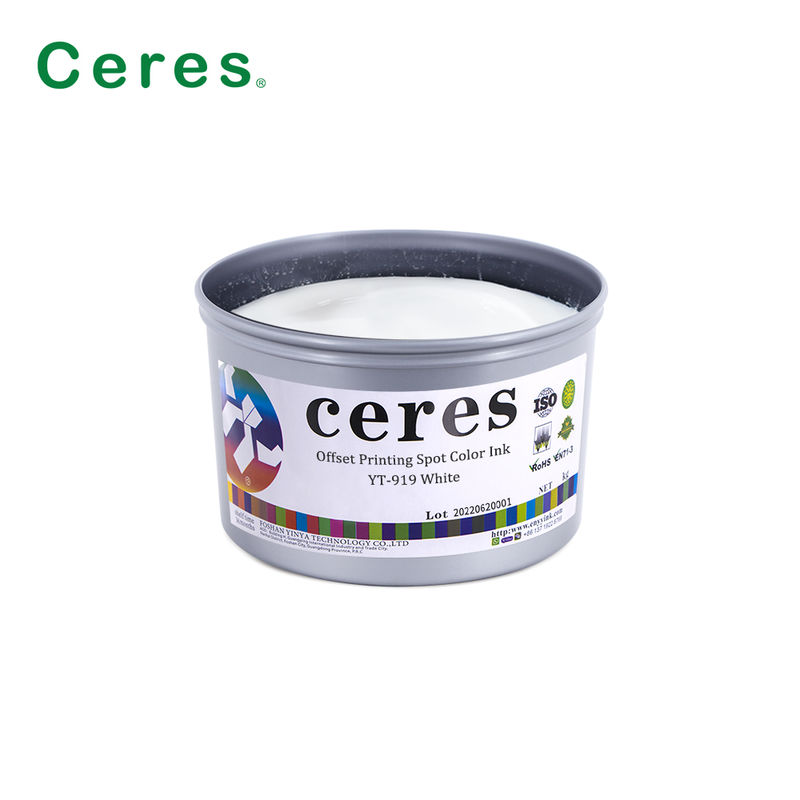 Inchiostro solvente a base di Pantone per stampa offset con alta opacità per la stampa di imballaggi