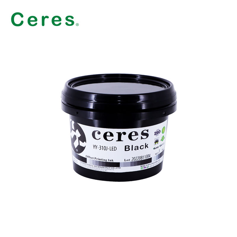 Inchiostro UV Offset Colore rosso caldo Asciugatura rapida con buone prestazioni di trasferimento per la stampa offset