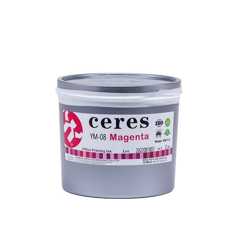 UV Ink Magenta Offset Printing Ink for Metal with Resistance to Cooking and Baking