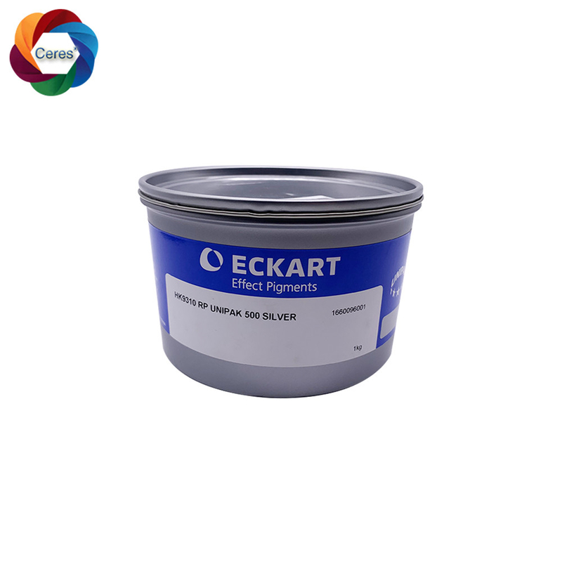 Offset Eckart 9310 Inchiostro da stampa in argento Inchiostro a base di solvente in fiocco di mais in oro