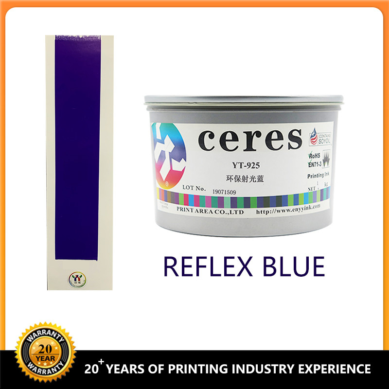 1 kg Tinta di stampa UV Offset CMYK Riflesso Tinta a base di solvente