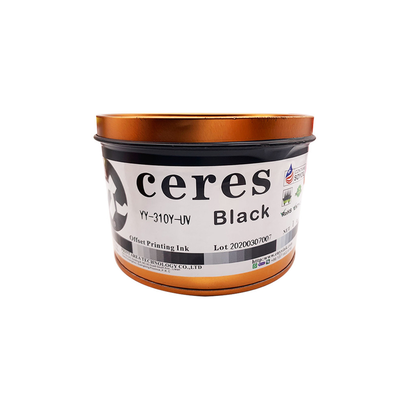 1 kg Tinta di stampa UV Offset CMYK Riflesso Tinta a base di solvente
